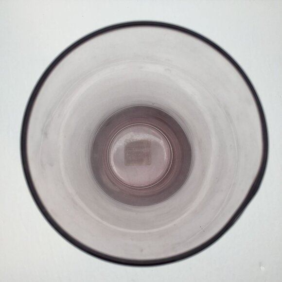 Vintage Set of 3 Libbey Amethyst Glass Bud Vases Home Bathroom Decor 10.5" 7.5" - Picture 4 of 16